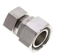 28L & 35L Stainless Steel Straight Cutting Fitting with Swivel 160 bar FKM O-ring Sealing Cone ISO 8434-1