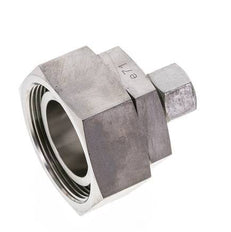 12L & 42L Stainless Steel Straight Cutting Fitting with Swivel 160 bar FKM O-ring Sealing Cone ISO 8434-1