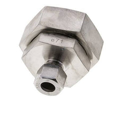 12L & 42L Stainless Steel Straight Cutting Fitting with Swivel 160 bar FKM O-ring Sealing Cone ISO 8434-1