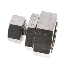 22L & 42L Stainless Steel Straight Cutting Fitting with Swivel 160 bar FKM O-ring Sealing Cone ISO 8434-1