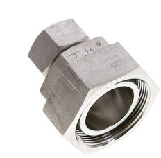 22L & 42L Stainless Steel Straight Cutting Fitting with Swivel 160 bar FKM O-ring Sealing Cone ISO 8434-1