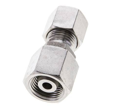 8S & 10S Stainless Steel Straight Cutting Fitting with Swivel 630 bar FKM O-ring Sealing Cone ISO 8434-1