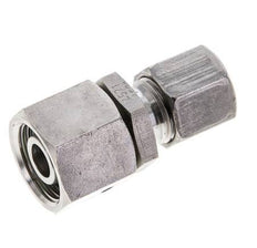 8S & 12S Stainless Steel Straight Cutting Fitting with Swivel 630 bar FKM O-ring Sealing Cone ISO 8434-1