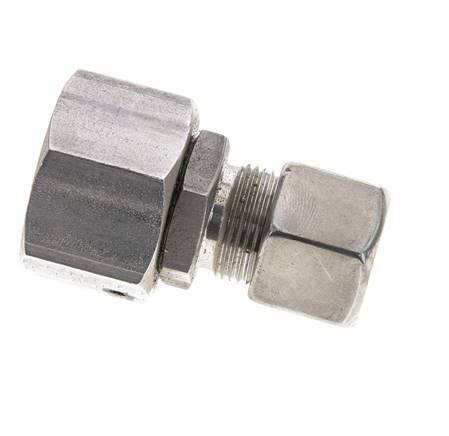 14S & 20S Stainless Steel Straight Cutting Fitting with Swivel 400 bar FKM O-ring Sealing Cone ISO 8434-1