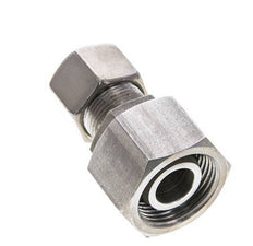 14S & 20S Stainless Steel Straight Cutting Fitting with Swivel 400 bar FKM O-ring Sealing Cone ISO 8434-1