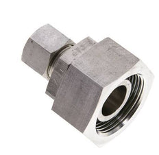 12S & 25S Stainless Steel Straight Cutting Fitting with Swivel 400 bar FKM O-ring Sealing Cone ISO 8434-1