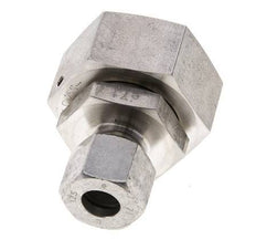 12S & 25S Stainless Steel Straight Cutting Fitting with Swivel 400 bar FKM O-ring Sealing Cone ISO 8434-1