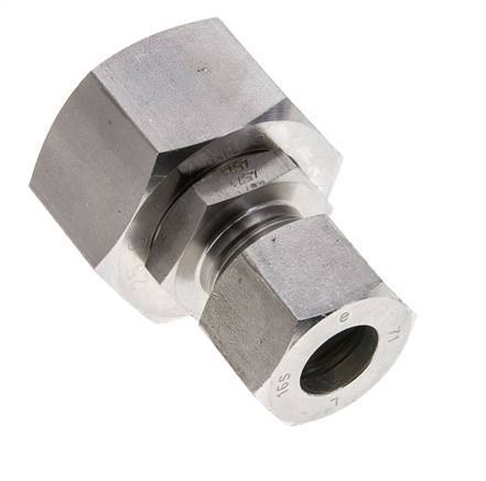 16S & 25S Stainless Steel Straight Cutting Fitting with Swivel 400 bar FKM O-ring Sealing Cone ISO 8434-1