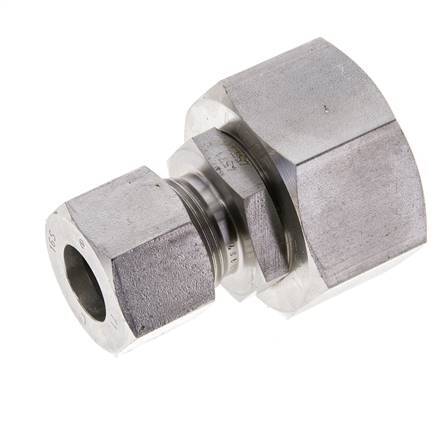 16S & 25S Stainless Steel Straight Cutting Fitting with Swivel 400 bar FKM O-ring Sealing Cone ISO 8434-1