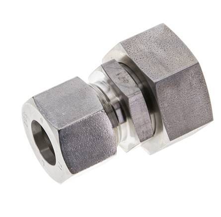 20S & 25S Stainless Steel Straight Cutting Fitting with Swivel 400 bar FKM O-ring Sealing Cone ISO 8434-1
