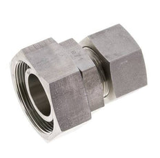 25S & 38S Stainless Steel Straight Cutting Fitting with Swivel 315 bar FKM O-ring Sealing Cone ISO 8434-1