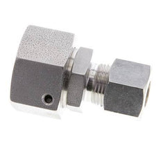 12S & 20S Stainless Steel Straight Compression Fitting with Swivel 250 bar FKM O-ring Sealing Cone ISO 8434-1