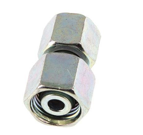 8L & 10L Zink plated Steel Straight with Swivel 315 bar NBR O-ring Sealing Cone ISO 8434-1