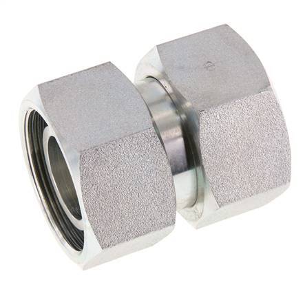 38S Zink plated Steel Straight with Swivel 315 bar NBR O-ring Sealing Cone ISO 8434-1