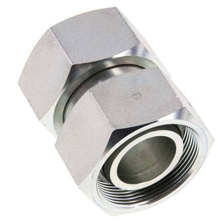 38S Zink plated Steel Straight with Swivel 315 bar NBR O-ring Sealing Cone ISO 8434-1