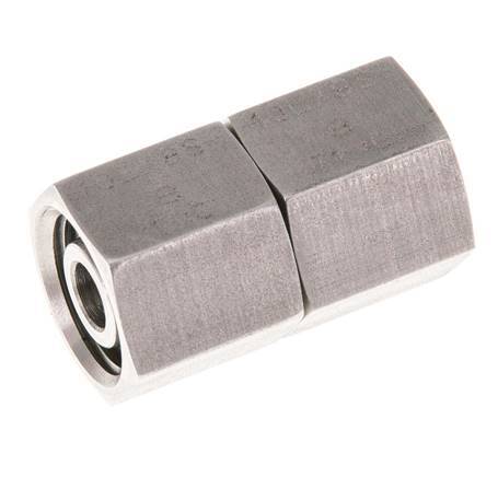 10L Stainless Steel Straight with Swivel 315 bar FKM O-ring Sealing Cone ISO 8434-1