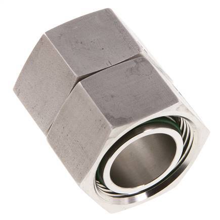 28L Stainless Steel Straight with Swivel 160 bar FKM O-ring Sealing Cone ISO 8434-1