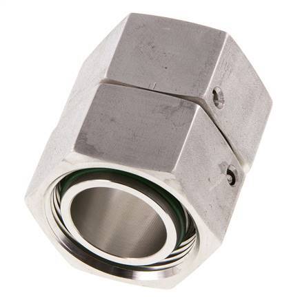 28L Stainless Steel Straight with Swivel 160 bar FKM O-ring Sealing Cone ISO 8434-1