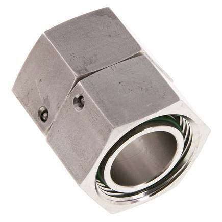 28L Stainless Steel Straight with Swivel 160 bar FKM O-ring Sealing Cone ISO 8434-1