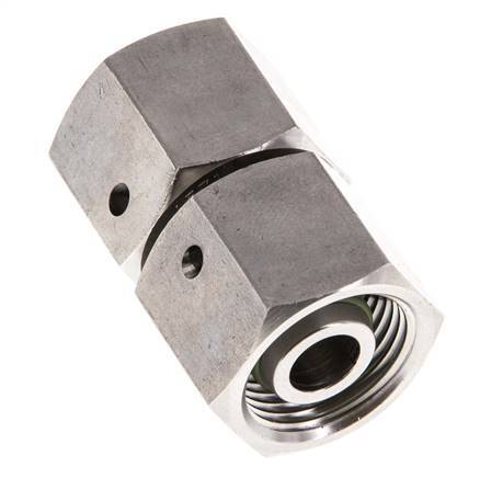 12S Stainless Steel Straight with Swivel 630 bar FKM O-ring Sealing Cone ISO 8434-1