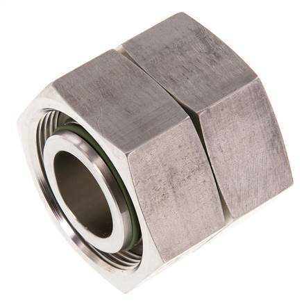 38S Stainless Steel Straight with Swivel 315 bar FKM O-ring Sealing Cone ISO 8434-1