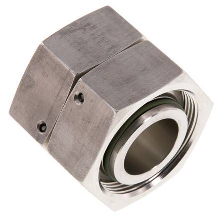 38S Stainless Steel Straight with Swivel 315 bar FKM O-ring Sealing Cone ISO 8434-1