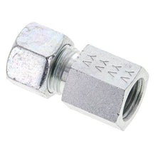 12L & M16x1.5 Zink plated Steel Straight Cutting Fitting with Female Threads 315 bar ISO 8434-1