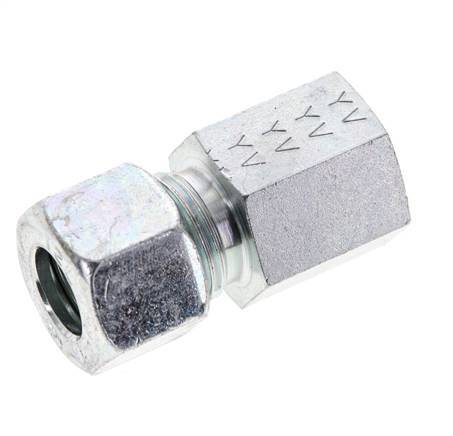 12L & M16x1.5 Zink plated Steel Straight Cutting Fitting with Female Threads 315 bar ISO 8434-1