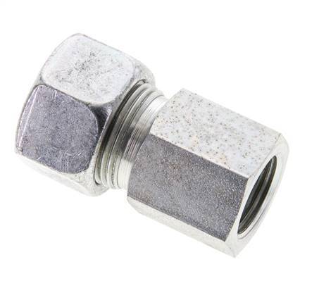 15L & M18x1.5 Zink plated Steel Straight Cutting Fitting with Female Threads 315 bar ISO 8434-1