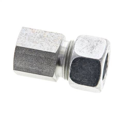 15L & M18x1.5 Zink plated Steel Straight Cutting Fitting with Female Threads 315 bar ISO 8434-1