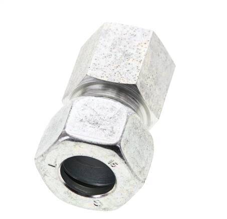 15L & M18x1.5 Zink plated Steel Straight Cutting Fitting with Female Threads 315 bar ISO 8434-1