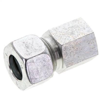 15L & M18x1.5 Zink plated Steel Straight Cutting Fitting with Female Threads 315 bar ISO 8434-1