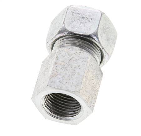 15L & M18x1.5 Zink plated Steel Straight Cutting Fitting with Female Threads 315 bar ISO 8434-1