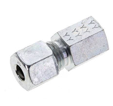 8S & M14x1.5 Zink plated Steel Straight Cutting Fitting with Female Threads 630 bar ISO 8434-1