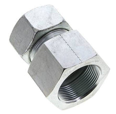30S & M42x2 Zink plated Steel Straight Cutting Fitting with Female Threads 400 bar ISO 8434-1