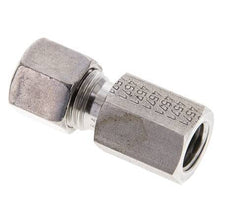 8L & M12x1.5 Stainless Steel Straight Cutting Fitting with Female Threads 315 bar ISO 8434-1