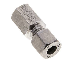 8L & M12x1.5 Stainless Steel Straight Cutting Fitting with Female Threads 315 bar ISO 8434-1