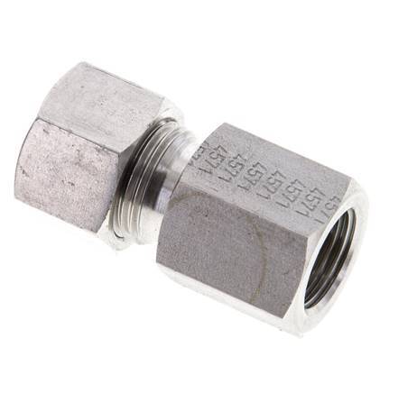 12L & M16x1.5 Stainless Steel Straight Cutting Fitting with Female Threads 315 bar ISO 8434-1