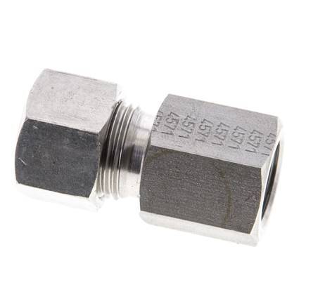 12L & M16x1.5 Stainless Steel Straight Cutting Fitting with Female Threads 315 bar ISO 8434-1