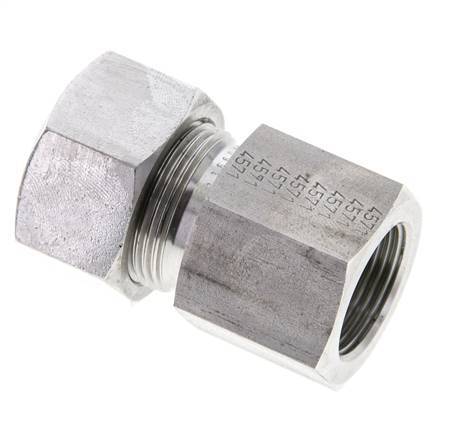 18L & M22x1.5 Stainless Steel Straight Cutting Fitting with Female Threads 315 bar ISO 8434-1