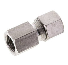 10S & M16x1.5 Stainless Steel Straight Cutting Fitting with Female Threads 630 bar ISO 8434-1