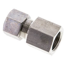 12S & M20x1.5 Stainless Steel Straight Compression Fitting with Female Threads 400 bar ISO 8434-1