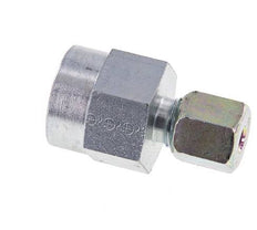 6S & G1/2'' Zink plated Steel Straight Cutting Fitting with Female Threads for Pressure Gauges 630 bar ISO 8434-1