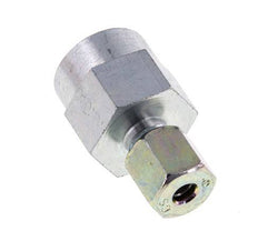 6S & G1/2'' Zink plated Steel Straight Cutting Fitting with Female Threads for Pressure Gauges 630 bar ISO 8434-1