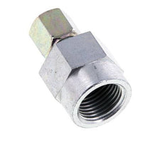 6S & G1/2'' Zink plated Steel Straight Cutting Fitting with Female Threads for Pressure Gauges 630 bar ISO 8434-1