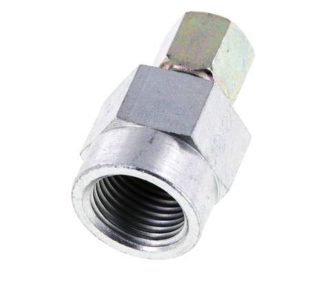 6S & G1/2'' Zink plated Steel Straight Cutting Fitting with Female Threads for Pressure Gauges 630 bar ISO 8434-1