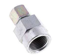 8S & G1/2'' Zink plated Steel Straight Cutting Fitting with Female Threads for Pressure Gauges 630 bar ISO 8434-1