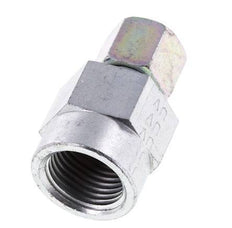 8S & G1/2'' Zink plated Steel Straight Cutting Fitting with Female Threads for Pressure Gauges 630 bar ISO 8434-1