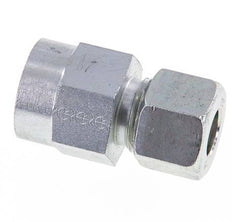 12S & G1/2'' Zink plated Steel Straight Cutting Fitting with Female Threads for Pressure Gauges 630 bar ISO 8434-1
