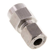 8L & G1/4'' Stainless Steel Straight Cutting Fitting with Female Threads for Pressure Gauges 315 bar ISO 8434-1